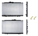 RADIADOR HD ACCORD 98-02 V6 3.0 3.2 LTS AUT 15 3/4X27 7/8X16MM ALUM SOLD POLAR