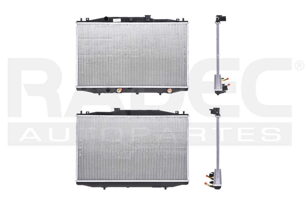 RADIADOR HD ACCORD 05-07 L4 2.4 LTS AUT ALUM SOLD NAC