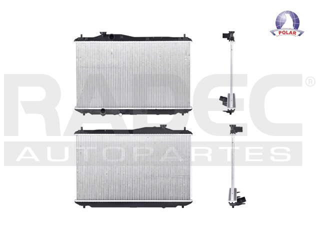 RADIADOR HD CIVIC/ILX 12-15 L4 1.8, 2.4 LTS AUT C/S AA 14 3/4X26X16MM ALUM SOLD POLAR