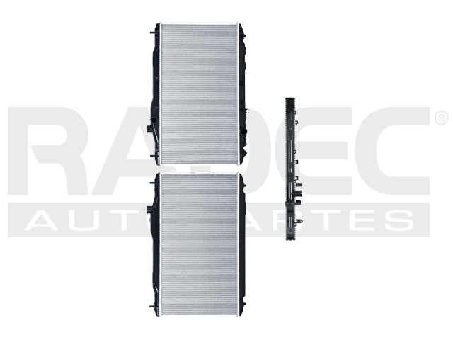 RADIADOR HD CIVIC/ILX 12-15 L4 1.8, 2.4 LTS AUT C/S AA 14 3/4X26X16MM ALUM SOLD POLAR