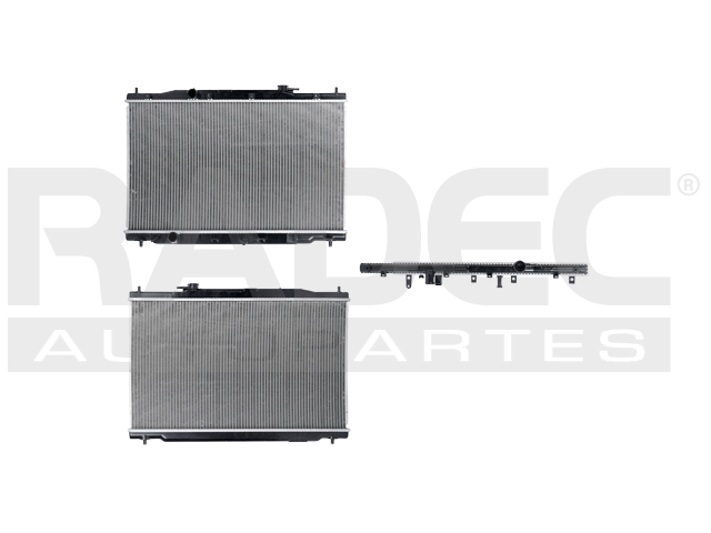 RADIADOR HD CR-V 12-16 L4 2.4 LTS AUT C/AA 16 3/4X28 2/3X16MM ALUM SOLD POLAR