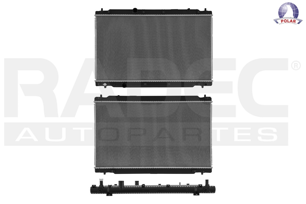 RADIADOR HD CR-V 17-22 L4 1.5 LTS TURBO AUT C/AA 16 3/4X29 2/3X16MM ALUM SOLD POLAR