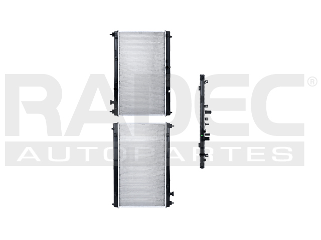 RADIADOR HD FIT/CITY 15-20 L4 1.5 LTS STD/AUT C/AA 14 3/4X27 2/5X16MM ALUM SOLD POLAR