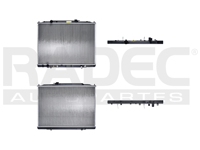 RADIADOR HD PILOT/RIDGELINE 09-15 V6 3.5 LTS C/S AA AUT 21 2/3X30 1/4X26MM ALUM SOLD POLAR