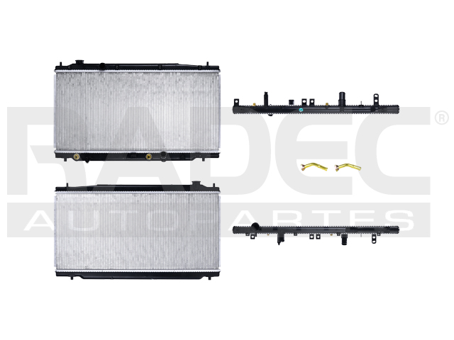 RADIADOR HD CITY 08-13 L4 1.5 LTS C/S AA AUT 13 7/9X28 6/7X16MM ALUM SOLD POLAR