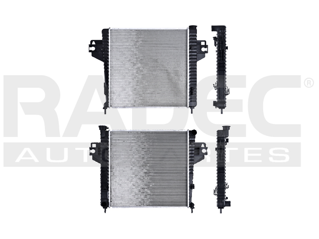 RADIADOR JP LIBERTY 02-05 L4 2.4 LTS C/S AA STD 20X20X26MM ALUM SOLD POLAR