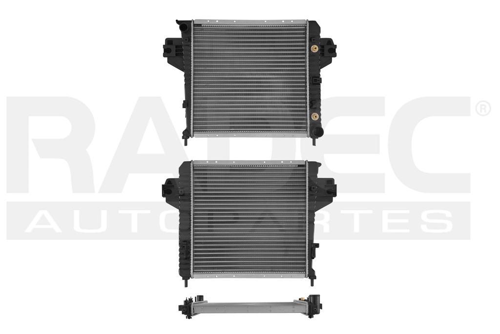 RADIADOR JP LIBERTY 02-06 V6 3.7 LTS C/S AA AUT 20X20X26MM ALUM SOLD NAC