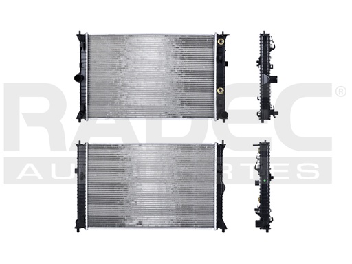 RADIADOR MZ 6 09-10 L4 V6 2.5, 3.7 LTS C/S AA AUT 25 4/5X16 6/7X26MM ALUM SOLD POLAR