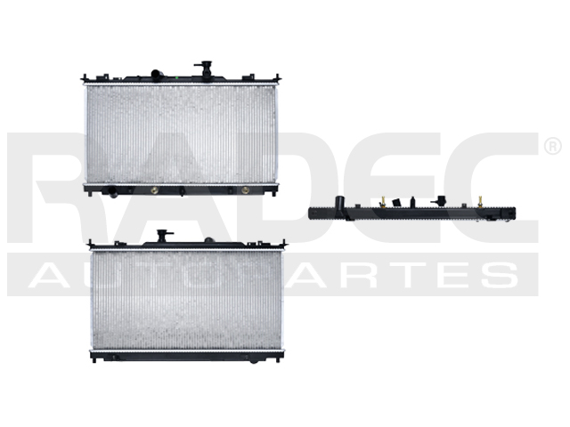 RADIADOR MZ 6 11-13 L4 2.5 LTS C/S AA AUT 15X28 2/3X16MM ALUM SOLD POLAR