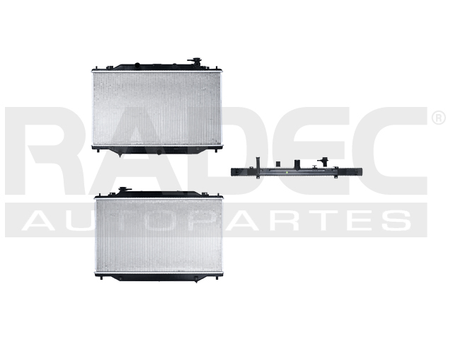 RADIADOR MZ CX5 13-23 L4 2.0, 2.5 LTS AUT C/S AA 16 3/4X 28 2/3X16MM ALUM SOLD POLAR