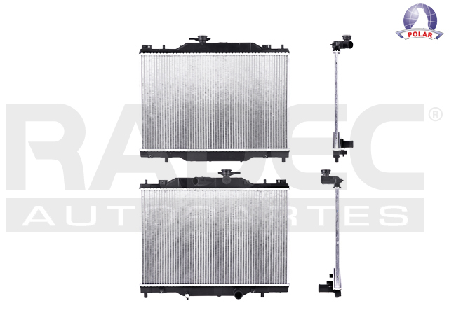 RADIADOR MZ CX3 16-22 L4 2.0 LTS AUT C/S AA 14 3/4X22 3/4X16MM ALUM SOLD POLAR
