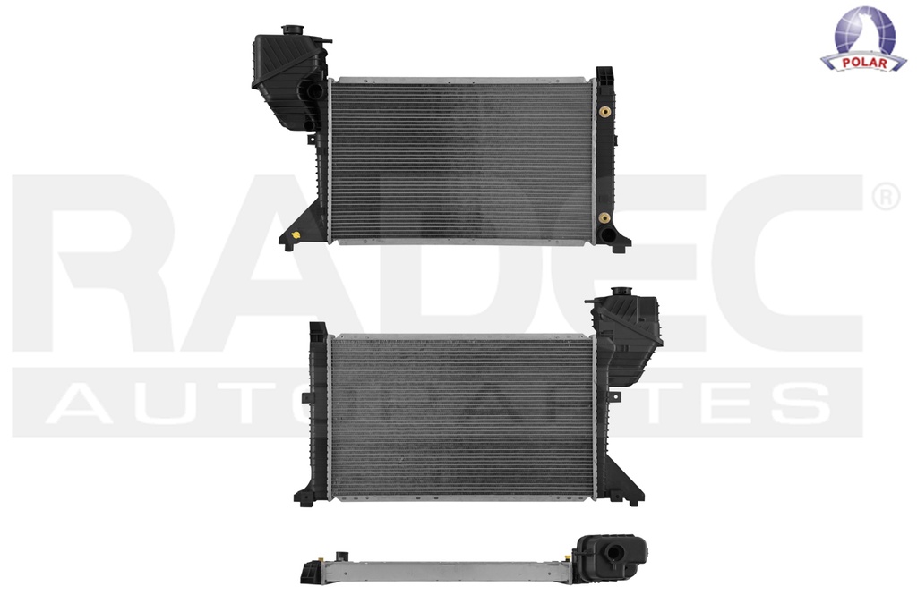 RADIADOR MC SPRINTER 03-08 L5 2.7 LTS DIESEL AUT C/S AA 26 7/9X16X32MM ALUM SOLD POLAR