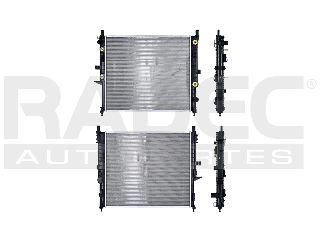 RADIADOR MC ML320/ML430/ML500 98-03 V6 3.2/V8 4.3, 5.0 LTS C/S AA AUT 24X21 1/16X40MM ALUM SOLD POLAR