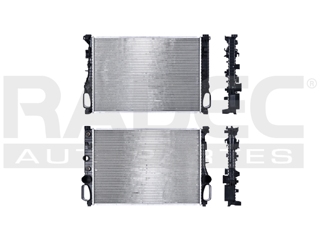 RADIADOR MC E-320/E-350 03-06 V6 3.2, 3.5 LTS C/S AA AUT 25 1/5X17 2/3X26MM ALUM SOLD POLAR