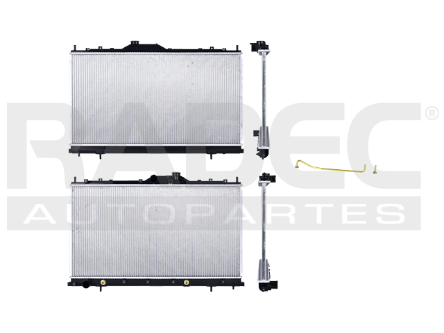 RADIADOR MT GALANT 04-12 L4 2.4/V6 3.8 LTS C/S AA AUT 15 3/4X29 5/6X16MM ALUM SOLD POLAR