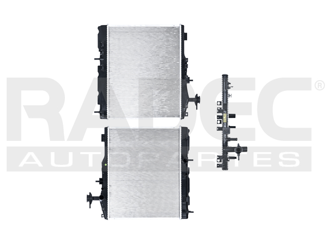 RADIADOR MT MIRAGE 15-20 L3 1.2 LTS STD/AUT LARGO 14 3/4X18 6/7X16MM ALUM SOLD POLAR