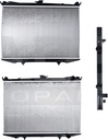 RADIADOR NS D21/HARDBODY/PATHFINDER 86-04 L4/V6 2.4/3.0 LTS TOMAS LINEALES STD 17x25x26MM ALUM SOLD POLAR