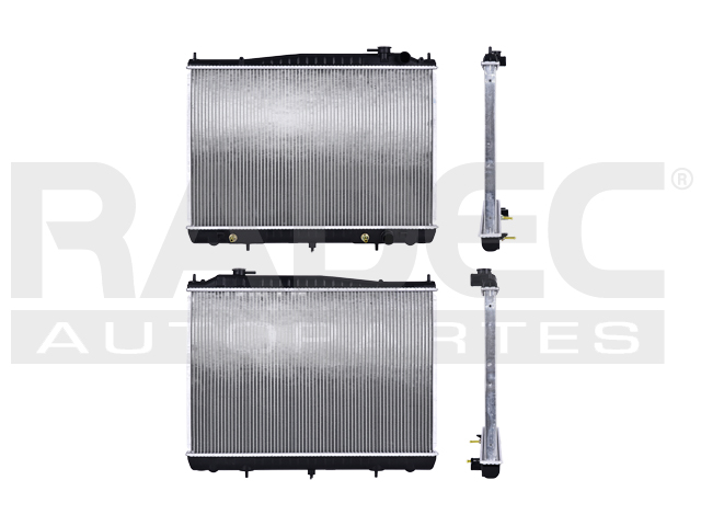 RADIADOR NS FRONTIER 00-04/D22 08-15 L4 2.5 LTS/V6 4.0 LTS STD C/S AA DIESEL 17 1/2X27X32MM ALUM SOLD POLAR
