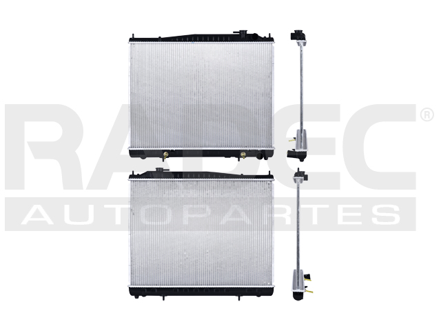 RADIADOR NS PATHFINDER/QX4 01-04 V6 3.3/3.5 LTS AUT 19 2/3X27X16MM ALUM SOLD POLAR