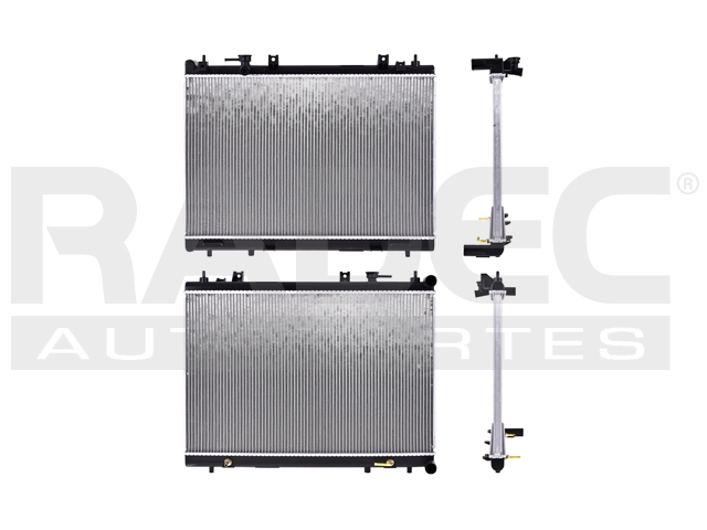 RADIADOR NS PATHFINDER 13-20 L4 V6 2.5, 3.5 LTS C/S AA AUT 19 4/7X30 1/4X26MM ALUM SOLD POLAR