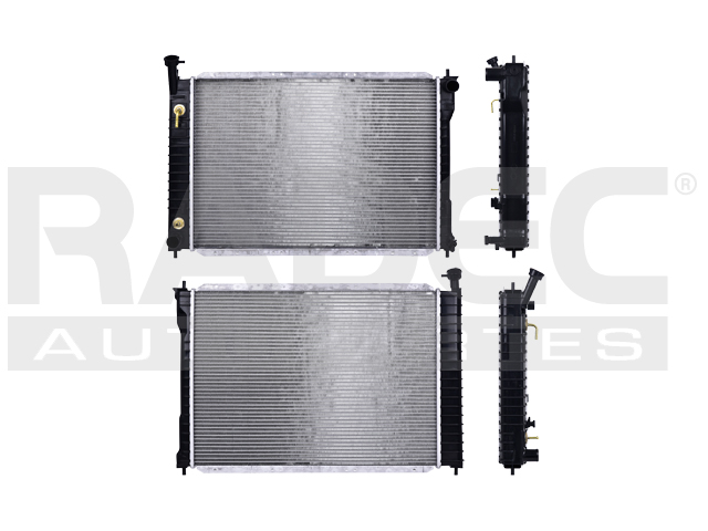 RADIADOR NS QUEST/VILLAGER 93-95 V6 3.0 LTS S/AA AUT 25 2/5X18X26MM ALUM SOLD POLAR
