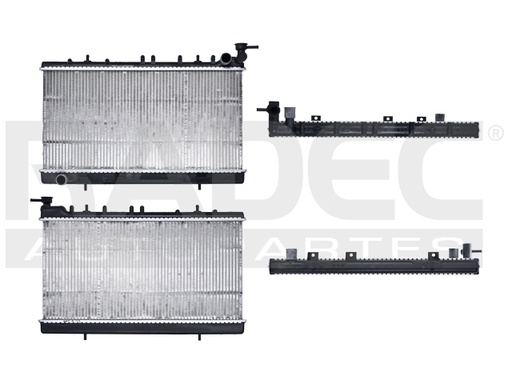 RADIADOR NS SENTRA/LUCINO 96-00 1.6 L4 ESTANDAR