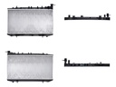 RADIADOR NS TSURU III 91-17 L4 1.6, 1.8, 2.0 LTS 2 HILERAS 1/2 C/S AA STD 12 3/5X25 1/2X26MM ALUM SOLD POLAR