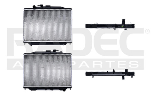 RADIADOR NS URVAN 04-09 L4 2.0, 2.5 LTS C/S AA STD 14 1/16X21 4/7X26MM ALUM SOLD POLAR