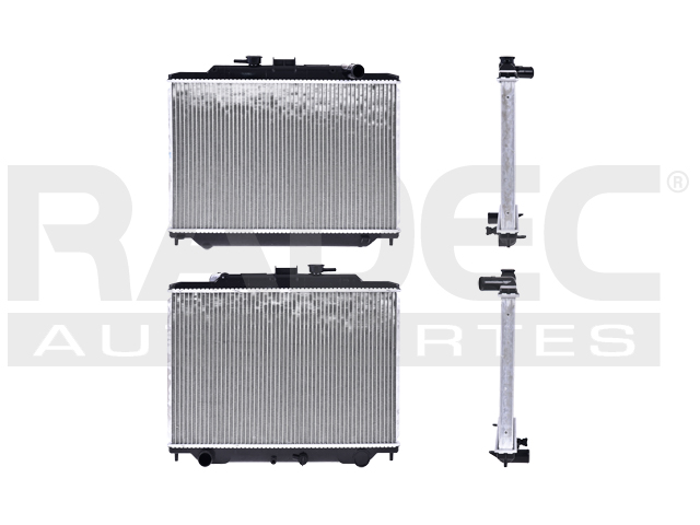 RADIADOR NS URVAN 01-07 L4 2.0, 2.4 LTS STD 14 1/6X21 4/7X36MM ALUM SOLD POLAR