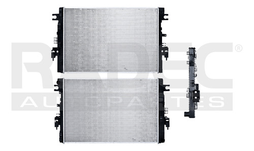 RADIADOR NS NP300/FRONTIER 16-20 L4 2.5 LTS STD C/S AA 28 3/7X19 1/5X16MM ALUM SOLD POLAR