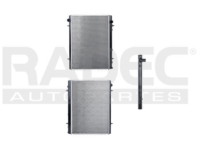 RADIADOR PG 307 06-07 L4 2.0 LTS C/S AA STD 15X21 1/6X26MM ALUM SOLD POLAR