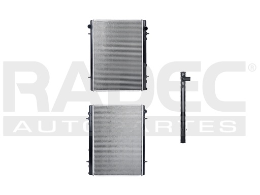 RADIADOR PG 307 06-07 L4 2.0 LTS C/S AA STD 15X21 1/6X26MM ALUM SOLD POLAR