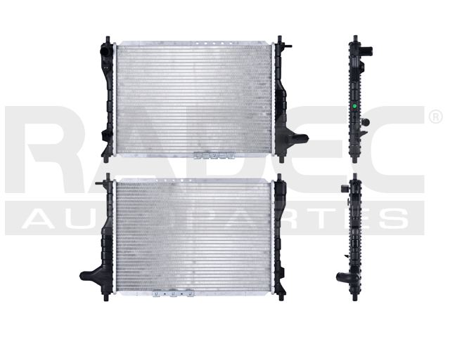 RADIADOR PT MATIZ 06-16 L4 1.0 LTS STD 18 1/9X12 1/2X16MM ALUM SOLD POLAR