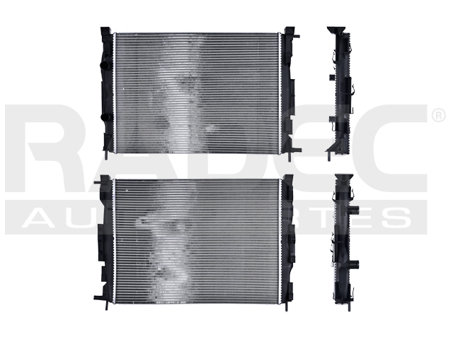 RADIADOR RN MEGANE 02-06 L4 2.0 LTS C/AIRE ACONDICIONADO TURBO ESTANDAR