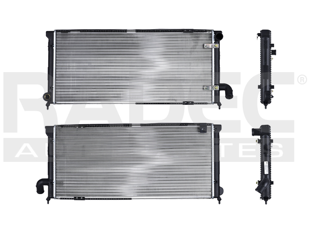 RADIADOR ST TOLEDO 93-98 L4 1.6/1.8/2.0 LTS C/AIRE ACONDICIONADO ESTANDAR