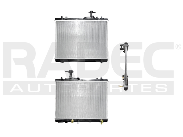 RADIADOR SZ SWIFT 13-17 L4 1.4 1.6 LTS C/S AA AUT 15 3/4X20 2/5X16MM ALUM SOLD POLAR