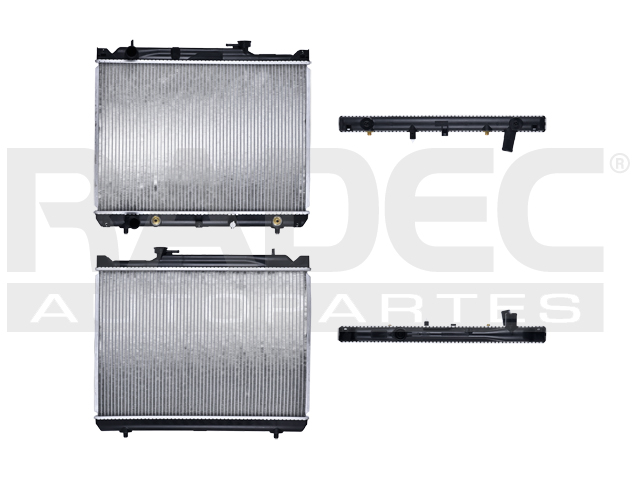 RADIADOR SZ GRAND VITARA 01-05 L4 V6 1.6, 2.0, 2.5 LTS C/S AA AUT 16 3/4X23 1/2X26MM ALUM SOLD POLAR