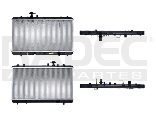 RADIADOR SZ SX4 07-14 L4 2.0 LTS C/S AA AUT 14 3/4X27 7/8X26MM ALUM SOLD POLAR