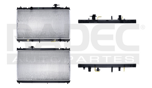 RADIADOR TY CAMRY 02-06/SOLARA 04-08 L4 2.4 LTS C/S AA AUT 15 3/4X28 2/3X26MM ALUM SOLD POLAR