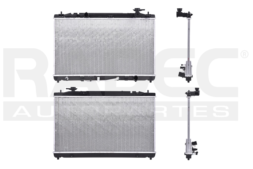 RADIADOR TY CAMRY 07-11 L4 2.4 LTS C/S AA AUT/STD 15 3/4X28 2/3X16MM ALUM SOLD NAC