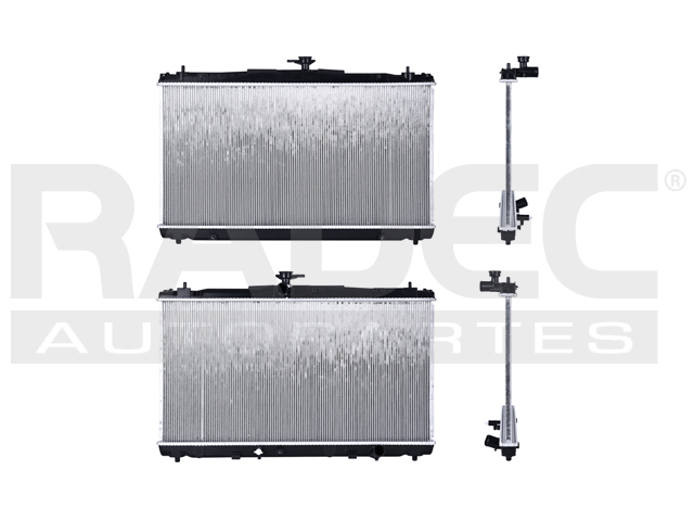 RADIADOR TY CAMRY/AVALON 12-17 L4/V6 2.5/3.5 LTS C/S AA STD 15 3/4X30 1/7X16MM ALUM SOLD POLAR