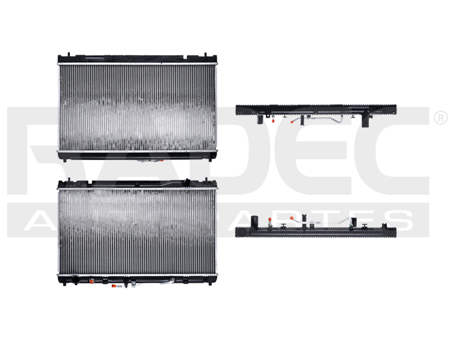 RADIADOR TY CAMRY/SOLARA/LEXUS 02-06 V6 3.0, 3.3 LTS C/S AA AUT 15 3/4X28 2/3X26MM ALUM SOLD POLAR