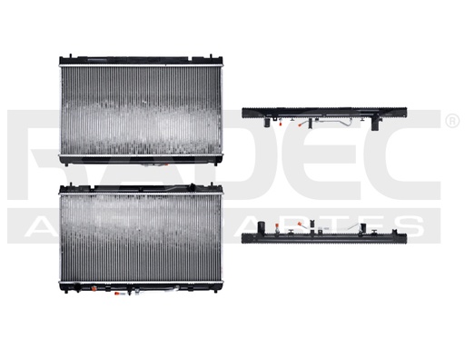 RADIADOR TY CAMRY/SOLARA/LEXUS 02-06 V6 3.0, 3.3 LTS C/S AA AUT 15 3/4X28 2/3X26MM ALUM SOLD POLAR