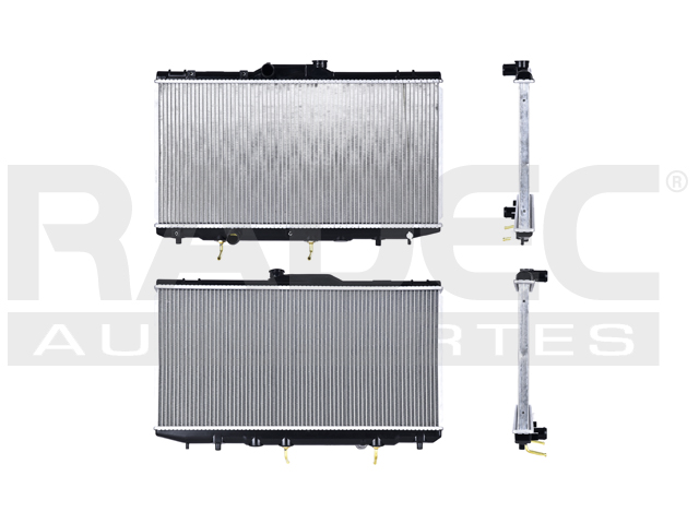 RADIADOR TY COROLLA/GEO PRIZM 93-97 L4 1.6/1.8 LTS C/S AA AUT 13 7/9X27 1/2X26MM ALUM SOLD POLAR