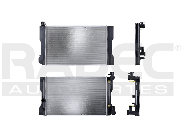 RADIADOR TY COROLLA 09-13 L4 1.8, ,2.4  AUT C/S AA HECHO EN JAPON 23 5/8X14 7/8X26MM ALUM SOLD POLAR