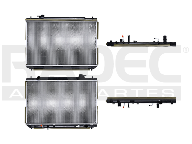 RADIADOR TY HIGHLANDER 01-07 L4 2.4 LTS C/S AA AUT 17 5/7X28 2/X3X26MM ALUM SOLD POLAR