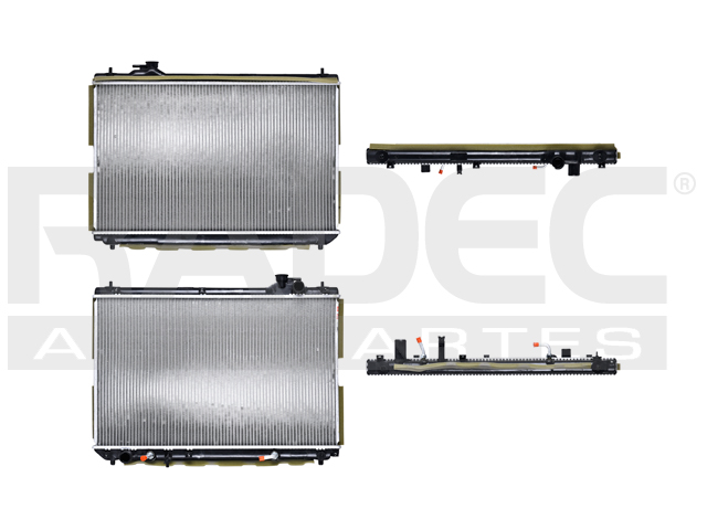 RADIADOR TY HIGHLANDER 01-07 V6 3.0, 3.3 LTS C/S AA AUT 17 5/7X28 2/3X26MM ALUM SOLD POLAR