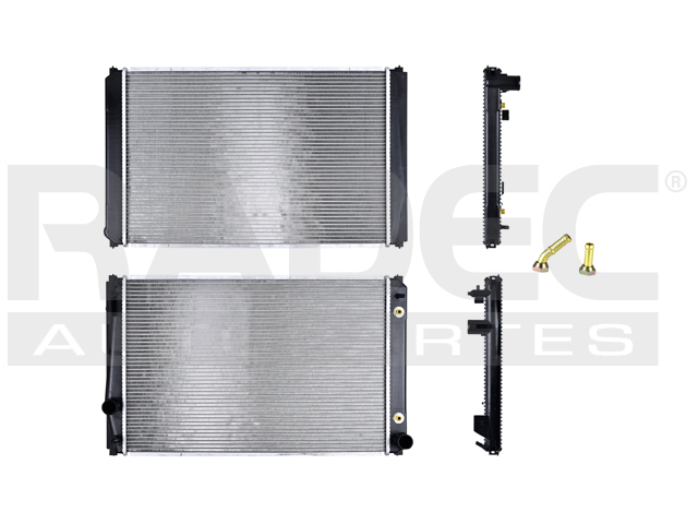 RADIADOR TY RAV 4 06-18 L4 2.5, V6 3.5 LTS C/S AA AUT 26 3/8X17 2/3X26MM ALUM SOLD POLAR