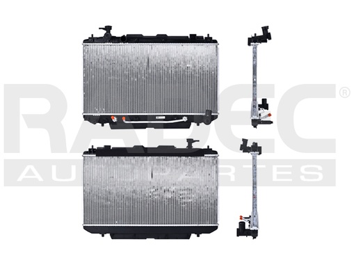 RADIADOR TY RAV 4 01-05 L4 2.0, 2.4 LTS C/S AA AUT TOMA LISA 14 3/4X29X22MM ALUM SOLD POLAR