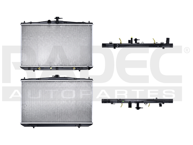 RADIADOR TY SIENNA 11-20 V6 2.7, 3.5 LTS C/S AA AUT 17 5/7X30 1/4X16MM ALUM SOLD POLAR